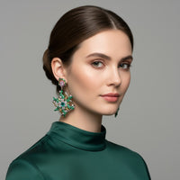 The Firestar of David de Ménevie Earrings 聖達味星之火