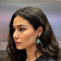 The Cyberpunk Guitar Pick Earrings