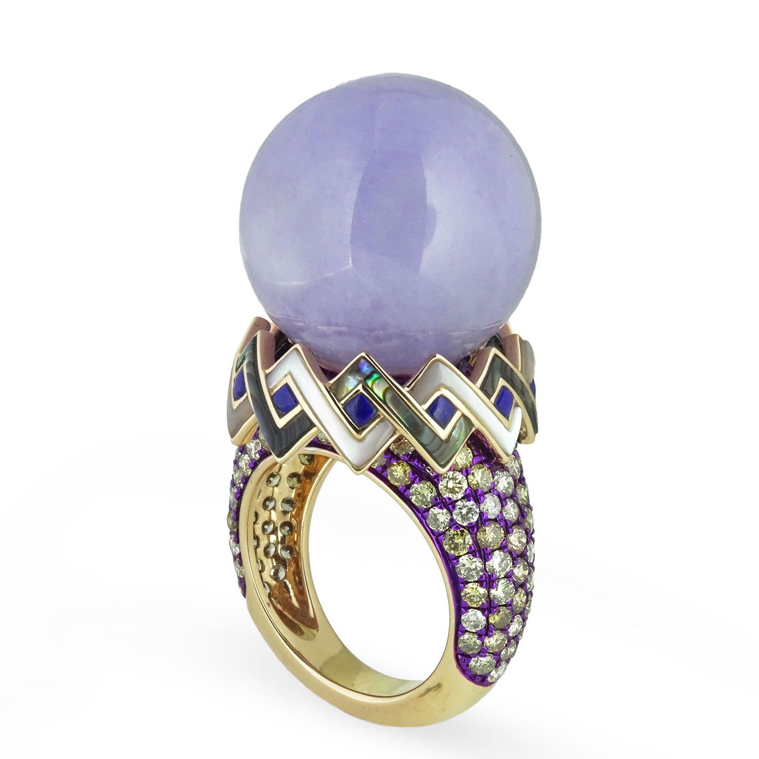 The Purple Pearl in the Lotus Jue Ring