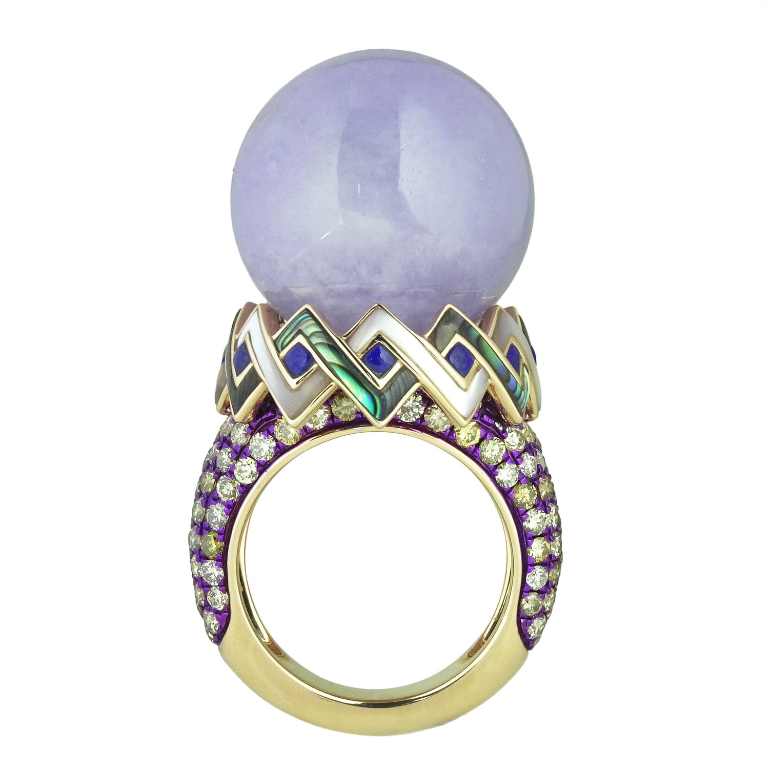 The Purple Pearl in the Lotus Jue Ring