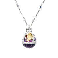 Forget me not! Necklace with Amethyst, ruby and saphire
